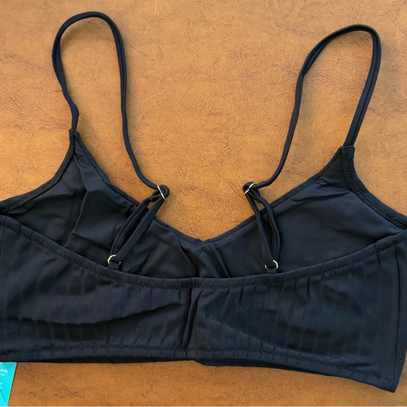 Melissa Odabash Tortola Bikini Top Black Size IT 46 (US Size 10) NWT - Picture 4 of 5